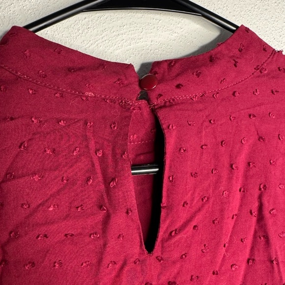 Altar’d State Baby Doll Top In Wine - Picture 4 of 7